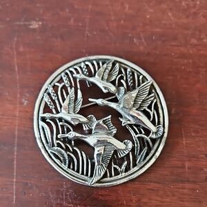 Vintage Sarah Coventry Goose Brooch Large
